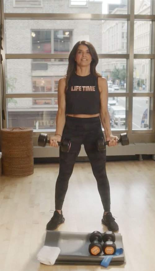 screenshot of an on-demand class video in progress