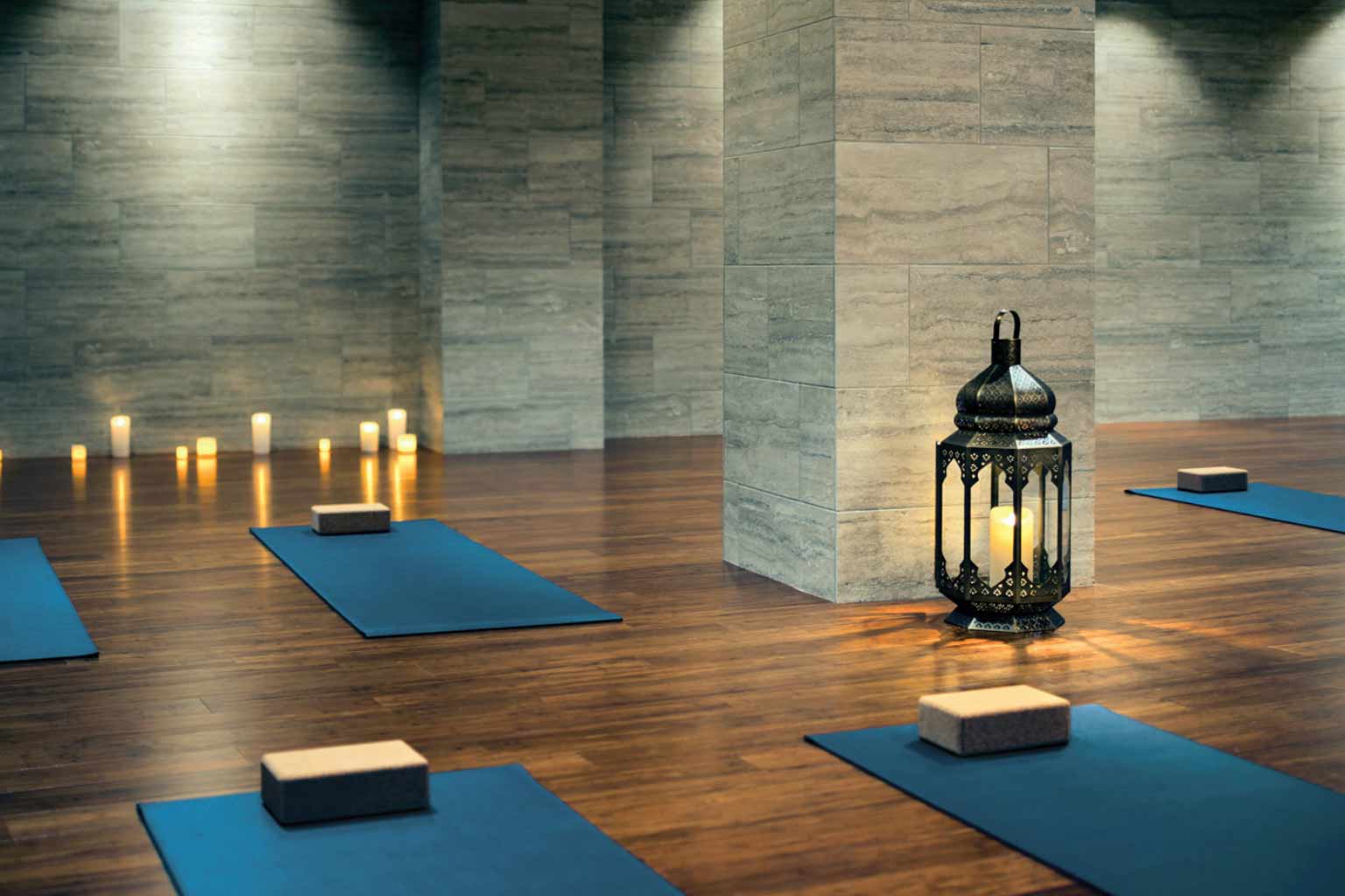 candle light yoga