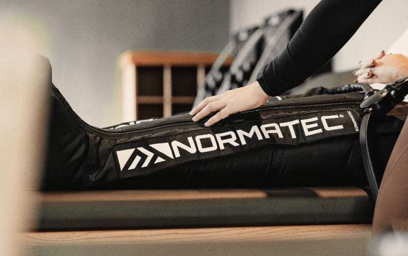 image of a Normatec leg wrap